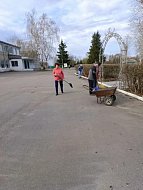В Краснознаменском прошел очередной субботник