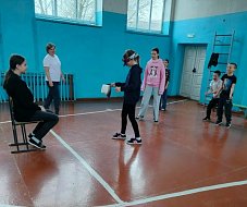 Ребята с удовольствием играли в игры народов России 