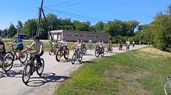 В Полоцком прошел велопробег, посвящённый Дню России