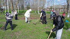 Субботник «Мы за чистоту!» прошел в Благовещенской школе