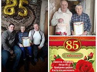 Поздравили старосту села с юбилеем