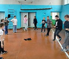 Ребята с удовольствием играли в игры народов России 