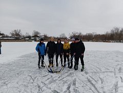 Ледовая площадка для зимних забав
