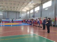 В «Молодежном» соревновались юные борцы