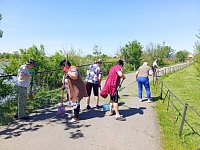 Сельчане навели порядок в центре поселка