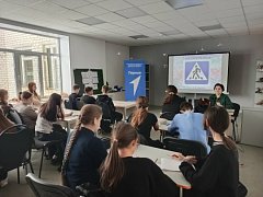 Ученики Самойловской средней школы стали участниками «Академии дорожного движения»