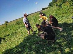 Школьники сходили в поход на природу