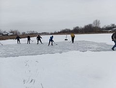 Ледовая площадка для зимних забав
