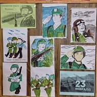 В Низовском СДК работает выставка «Солдатом быть – Родине служить!»