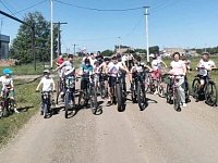 В Полоцком прошел велопробег, посвящённый Дню России
