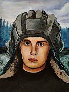 В областном конкурсе рисунков «Герои Отечества» победила школьница из Святославки