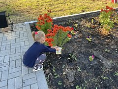 Патриотическая акция «Цветы для Героев» прошла в Краснознаменском