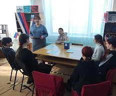 Правовой час прошел в Краснознаменской сельской библиотеке
