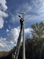 В с. Крийнички дополнительно установили электрофонари
