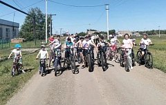 В Полоцком прошел велопробег, посвящённый Дню России