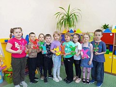 Дошкольники изготовили поделки к Вербному воскресенью