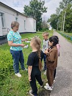 День цветов прошел в пришкольном лагере «Солнышко» 