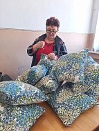 В п. Садовом организовали пошив белья для нужд госпиталя