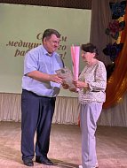 Поздравления принимали медицинские работники района