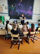 Ученики Благовещенской школы открыли для себя тайны Вселенной на информационно-познавательном часе "Дорога к звездам"