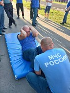 Нормативы ГТО сдавали пожарные