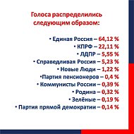 Предварительные итоги выборов 
