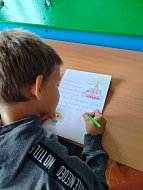 В Благовещенской школе прошла акция «Письмо солдату» 